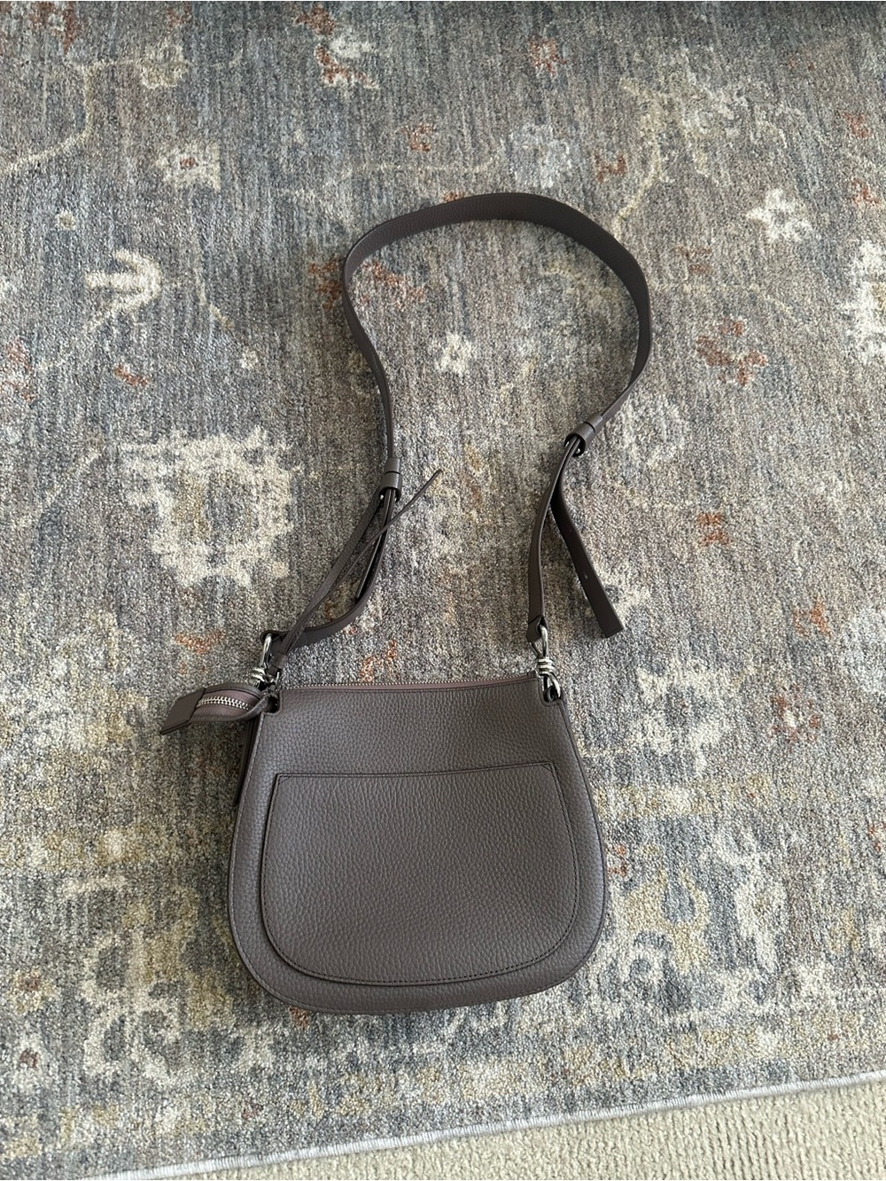 All Saints  Leather Crossbody Bag